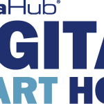 MediaHub Digital Smart Home Logo Vector