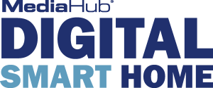 MediaHub Digital Smart Home Logo Vector