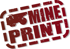 MinePrint Logo Vector