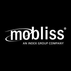 Mobliss white Logo Vector