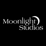 Moonlight Studios white Logo Vector