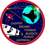 NASA STS77 Mission Patch Logo Vector