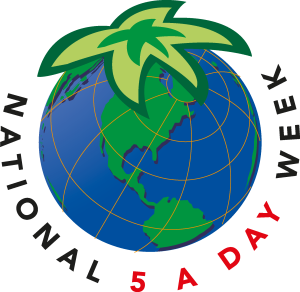 National 5 A Day Week Logo Vector