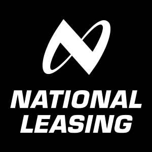 National Leasing white Logo Vector