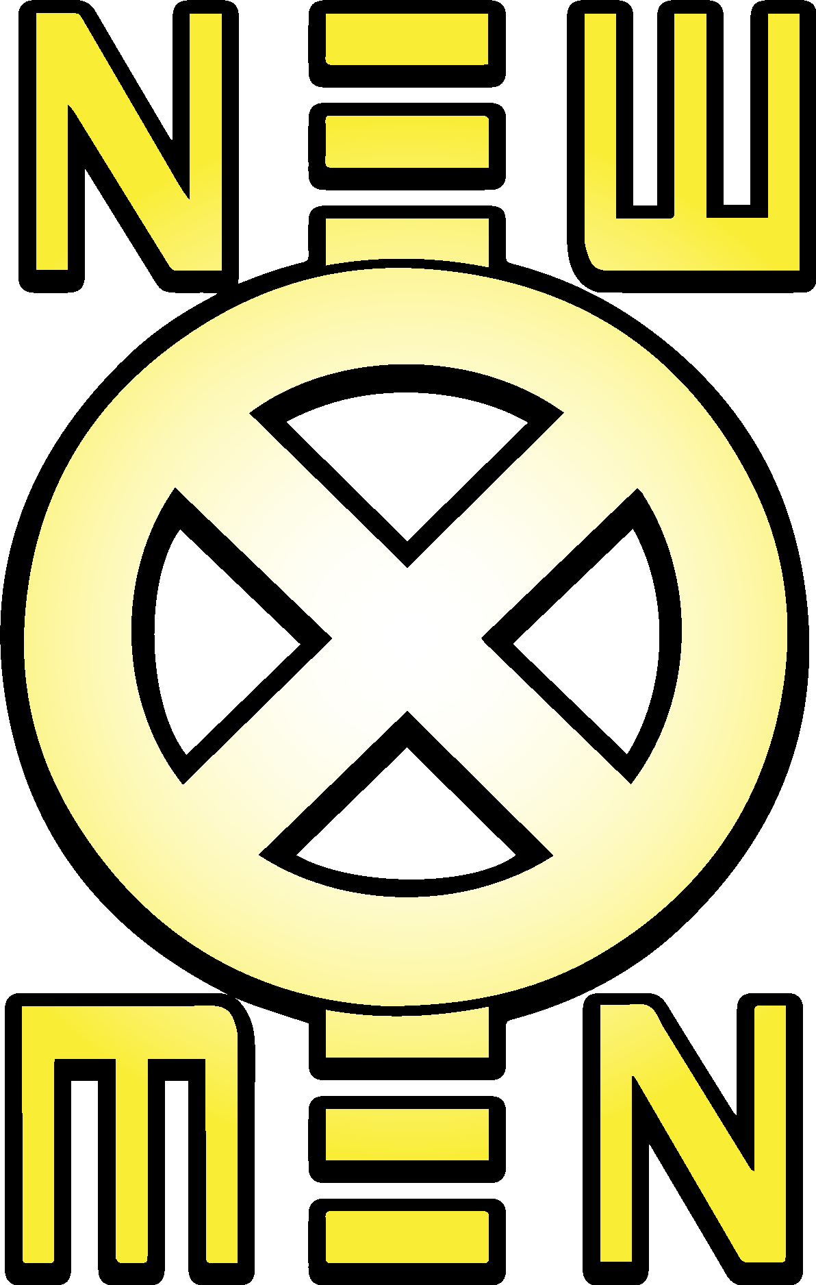 X-Men Symbol Stencil | Free Stencil Gallery