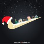 Nike Christmas Logo Template