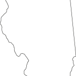 OUTLINE MAP OF ILLINOIS Logo Vector