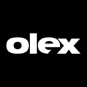 Olex white Logo Vector