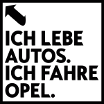 Opel Ich Lebe Autos Logo Vector