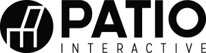 Patio Interactive black Logo Vector