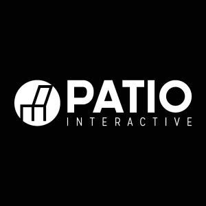 Patio Interactive white Logo Vector