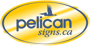 Pelican Signs Logo Vector