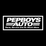 Pep Boys Auto white Logo Vector