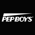 Pep Boys white Logo Vector