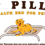 Pet Pillow Logo Vector