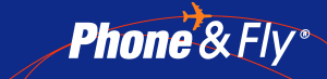 Phone & Fly Logo Vector