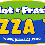 Pizza 73 Logo Vector