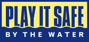 Play It Safe By The Water Logo Vector