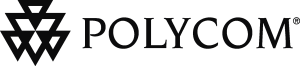 Polycom black Logo Vector