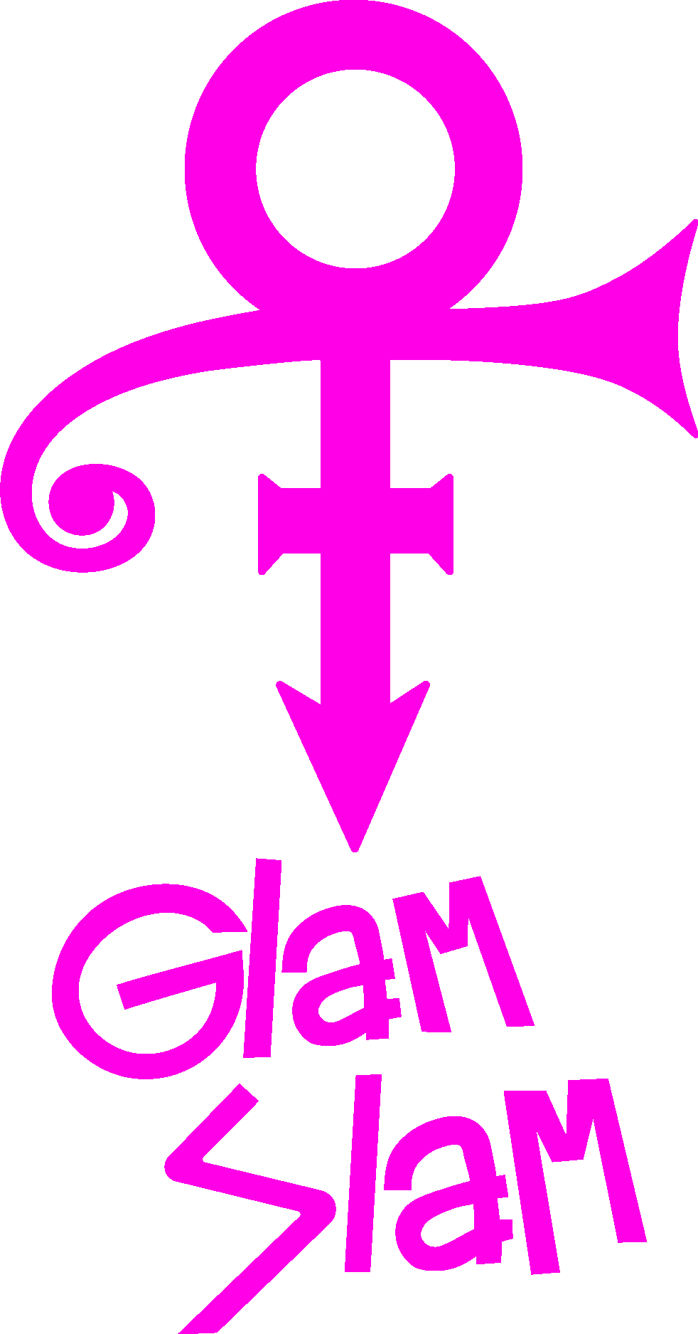 Prince Glam Slam Logo Vector