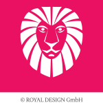 ROYAL DESIGN lion Logo Vector