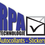 RPA Technologie Stickers Logo Vector