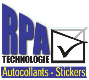 RPA Technologie Stickers Logo Vector