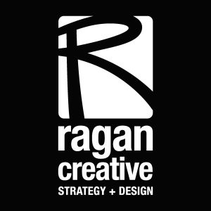 Ragan Creative white Logo Vector