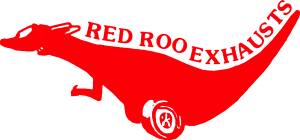 Red Roo Exhausts Logo Vector