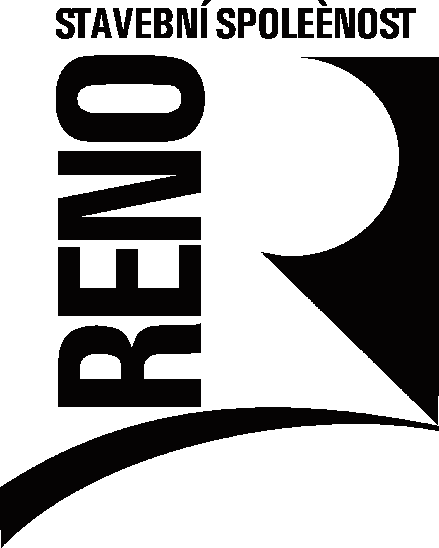Reno Stavebni Spoleenost black Logo Vector