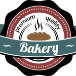 Retro bakery Logo Vector