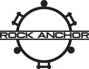 Rock Anchor Logo Vector