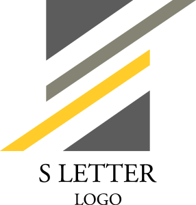 S Square Letter Logo Vector