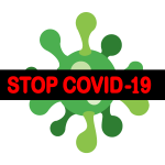 STOP COVID 19  new Logo Vector