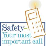 Safety   Your most important call Logo Vector