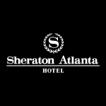 Sheraton Atlanta Hotel white Logo Vector