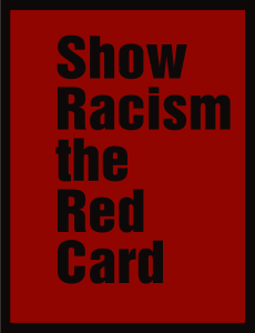 Show Racism the Red Card Logo Vector