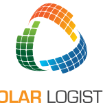 Solar energy logistics Logo Vector