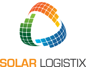 Solar energy logistics Logo Vector