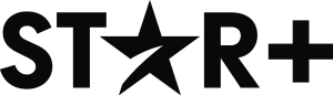 Star plus black Logo Vector