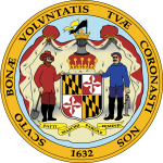 State Seal of Maryland Logo Vector