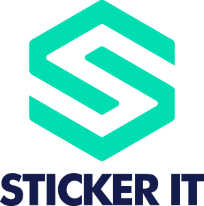 Sticker it Logo Vector