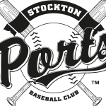 Stockton Ports black Logo Vector