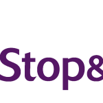 Stop & Shop simple Logo Vector