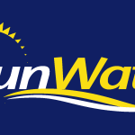 Sun Water Logo Vector