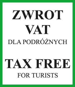 Tax Free for turists Logo Vector