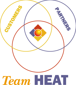 Team HEAT Logo Vector