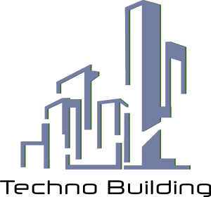 Techno Building Constructions Logo Vector