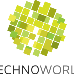 Techno World Logo Vector