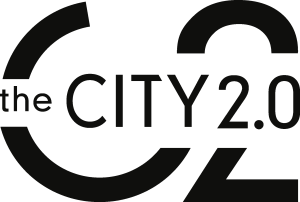 The City 2.0 black Logo Vector